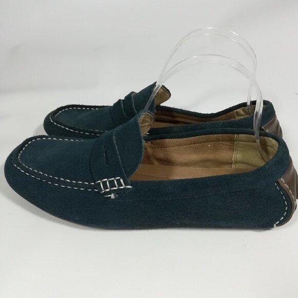 Alfani Blue Leather Driving Moccasins Size 7 main image 16